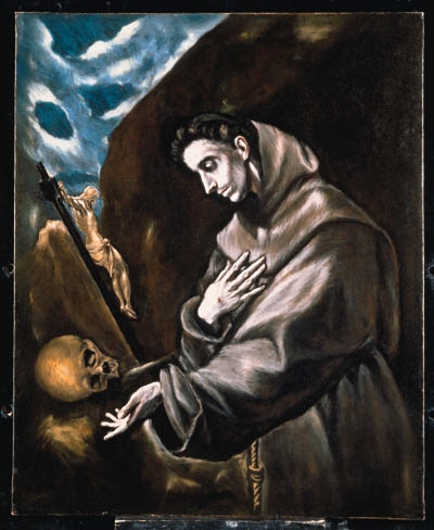El Greco | Saint Francis Standing in Meditation | MutualArt