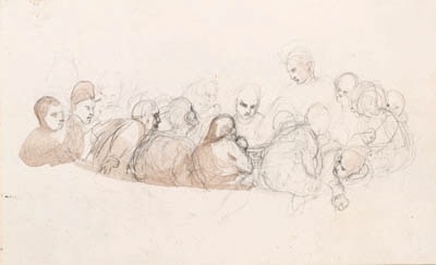 Etude pour 'La barque de Don Juan' by Eugène Delacroix