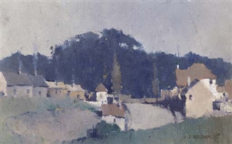 Old Street in Paddington - J.J. Hilder