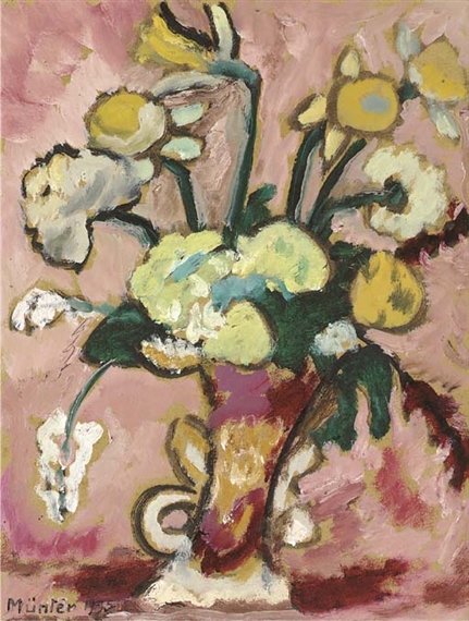 Blumenstilleben by Gabriele Münter, 1935