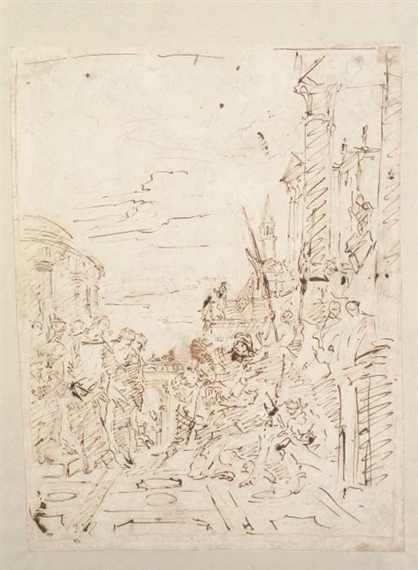 Christ and the Centurion by Francesco Guardi