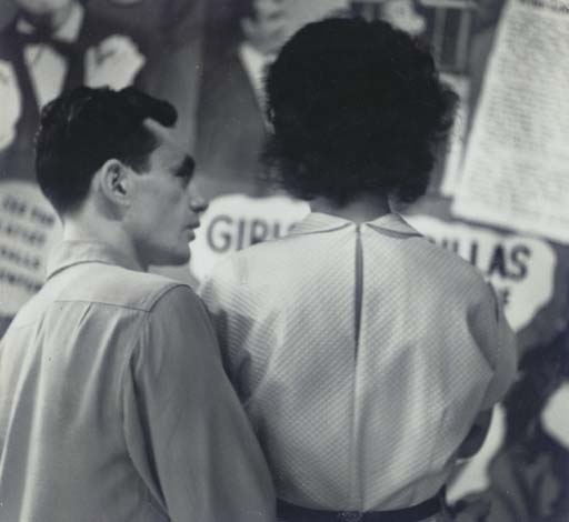 Untitled (Couple) by Leon Levinstein, circa 1950