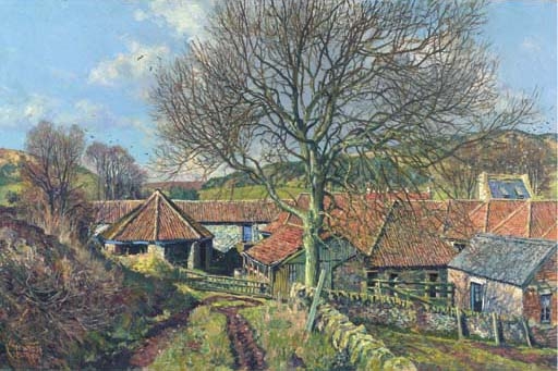 Farm in Angus by James McIntosh Patrick‏