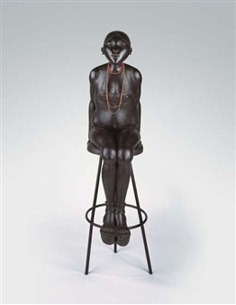 Muchacha en Taburete - Cornelis Zitman