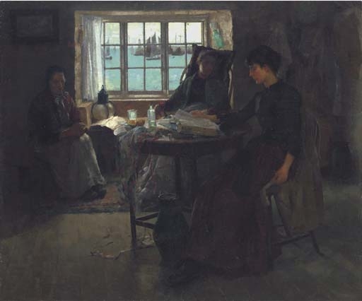 Fisherman's Home by Frank Bramley