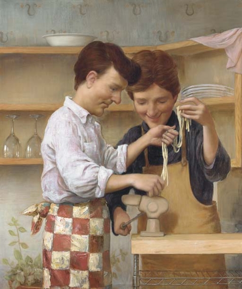 Homemade Pasta by John Currin, 1999
