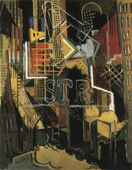 New York by Albert Gleizes, 1916