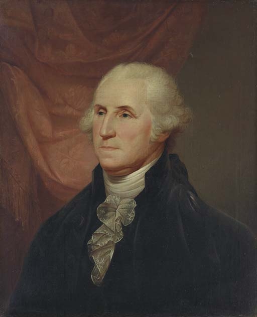 Framed Canvas Print – Portrait Of George Washington By Rembrandt Peale (Reproduction)