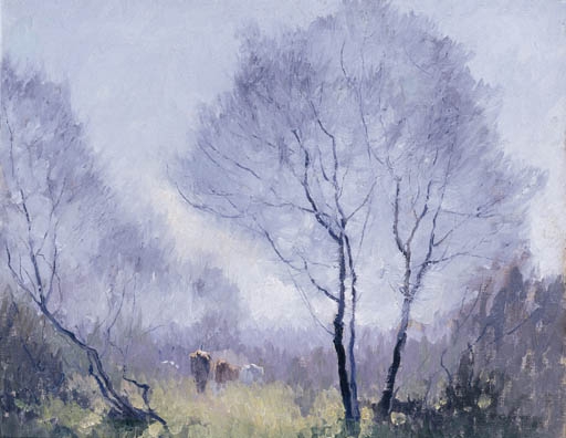 Artwork by Elioth Gruner, Frosty Morn