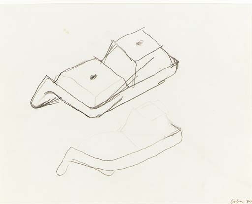 Artwork by Robert Gober, Untitled, Made of graphite on paper