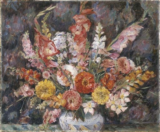 Floral Still Life by Max Kuehne