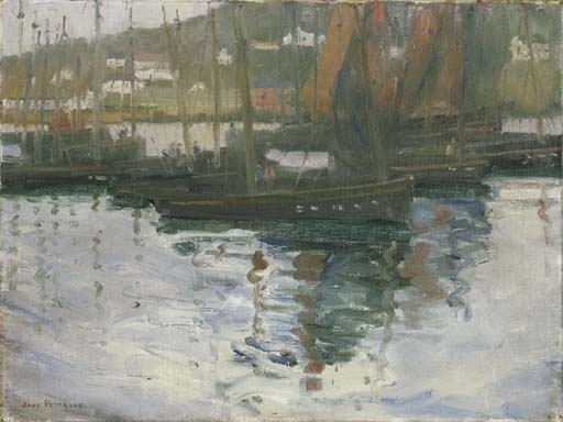 Jane Peterson | Harbor Scene | MutualArt