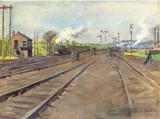 The Sidings by Stanhope Alexander Forbes, 1924