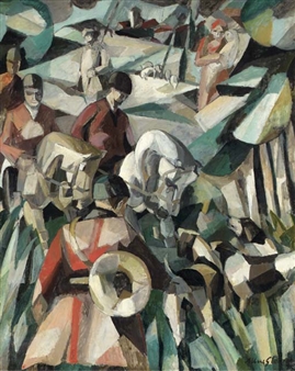 La chasse by Albert Gleizes, 1911