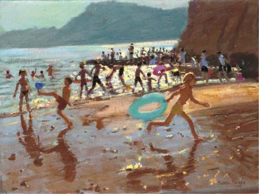 Sidmouth, August by Andrew Macara, 2003