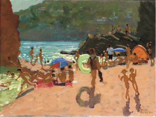 Platja el Raco, Costa Brava, August by Andrew Macara, 2003