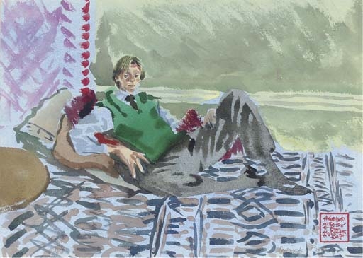 Gentleman in a Green Pullover