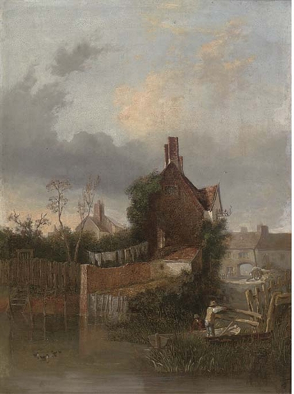 St Martin's gate, Norwich by John Berney Crome