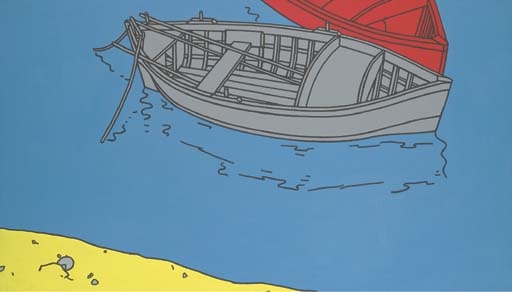 Boats at Brindisi by Patrick Caulfield, 1966