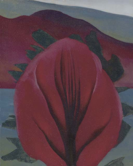 Cedar and Red Maple, Lake George by Georgia O'Keeffe, 1921
