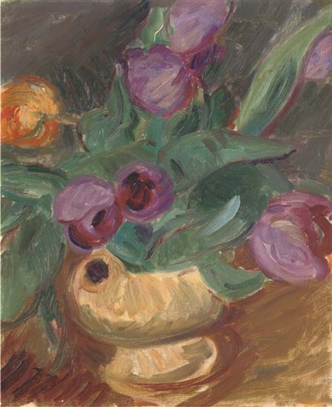Tulips in a vase