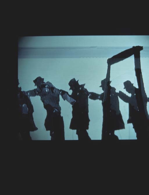 Artwork by William Kentridge, Shadow Procession