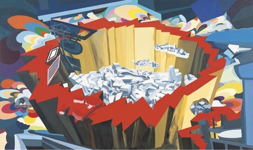 b2 barbeque with the duke by Franz Ackermann, 1999