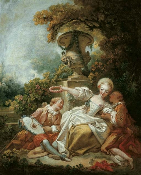 La coquette fixée ('The Fascinated Coquette') by Jean-Honoré Fragonard
