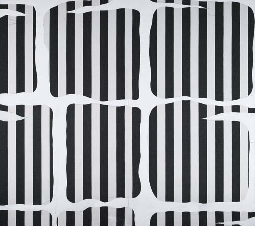 PEINTURE AUX FORMES VARIABLES by Daniel Buren, 1966