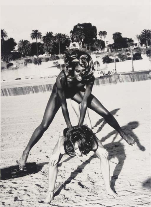 Artwork by Ellen von Unwerth, Leap frog, Made of gelatin silver print