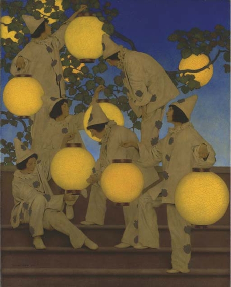 The Lantern Bearers by Maxfield Parrish, 1908