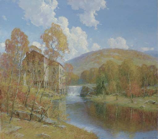 Watermill by Ernest Albert, 1936