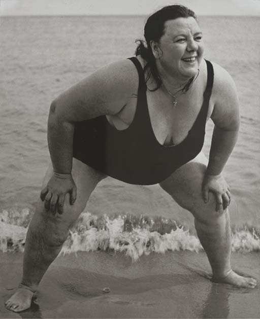 Artwork by Lisette Model, Coney Island Bather, New York City, 1939-1941, Made of gelatin silver print