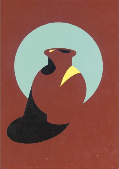 Round pot by Patrick Caulfield, 1994