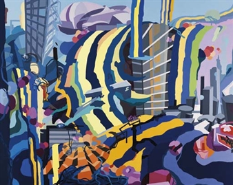 Untitled (Waterfall no. 2) - Franz Ackermann