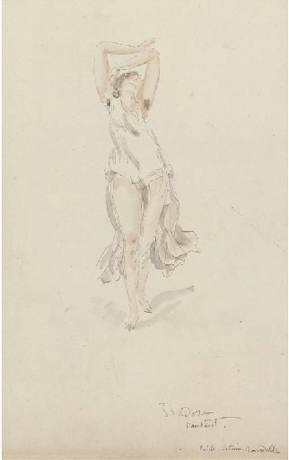 Isodora dansante by Émile-Antoine Bourdelle