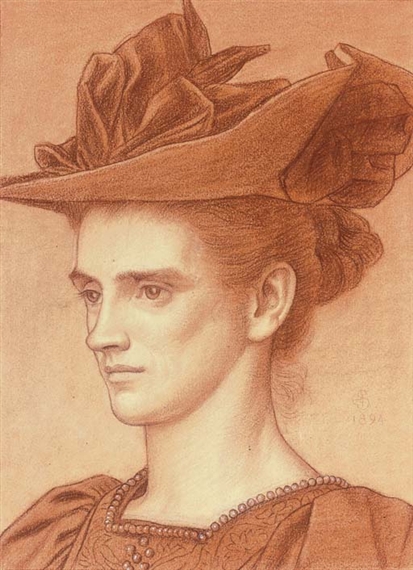 Study for 'The Coral Necklace'