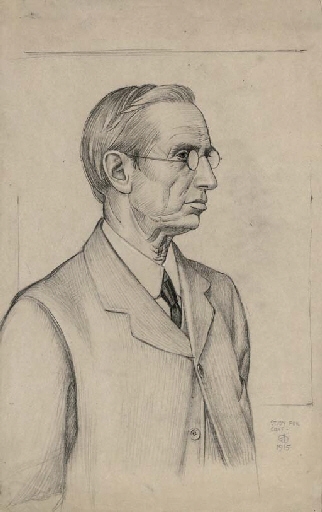 Study for a portrait of an unidentified man