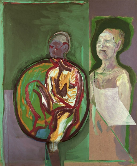 Head of G.B. and G.B. Seated by Patrick Procktor