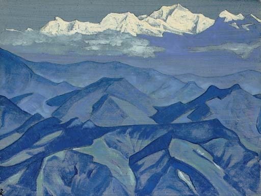 Kanchenjunga. from the Himalayan series