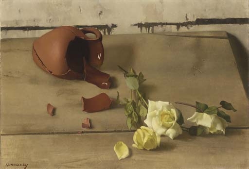 Artwork by Patrick Hennessy, The Broken Jug, Made of oil on canvas