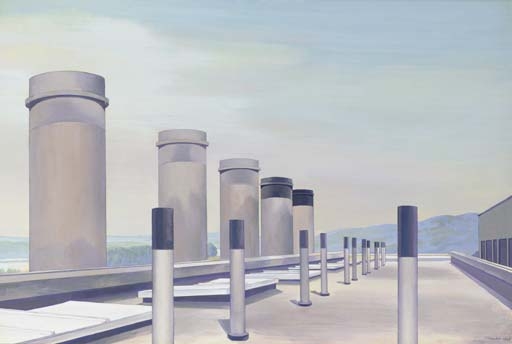 Stacks in Procession by Charles Sheeler, 1943