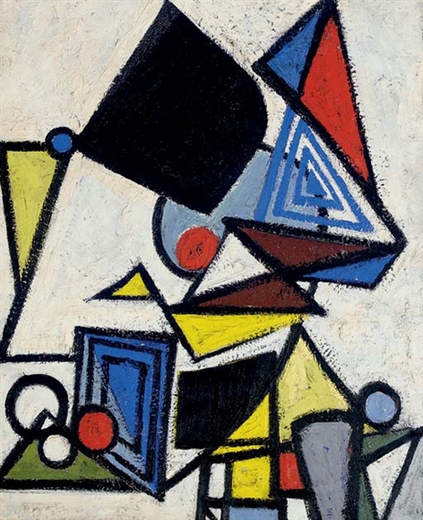 Lee Krasner | Untitled (Still Life Grey Ground) (1940 - 1943) | MutualArt
