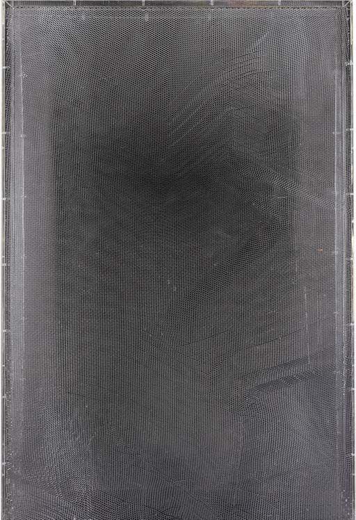 Artwork by Heinz Mack, Untitled, Made of aluminium honeycomb and mirror in Plexiglas box