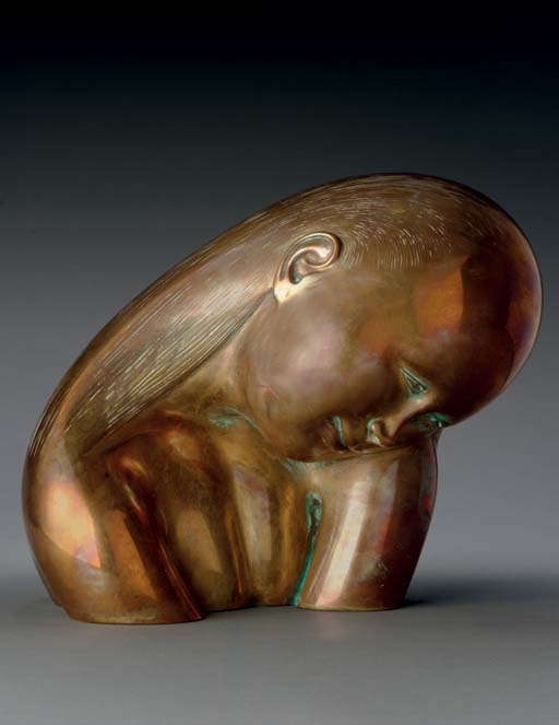 Hugo Robus | Head of a Young Woman | MutualArt