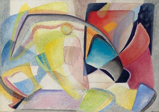 Sand Abstract by John Ferren, 1933