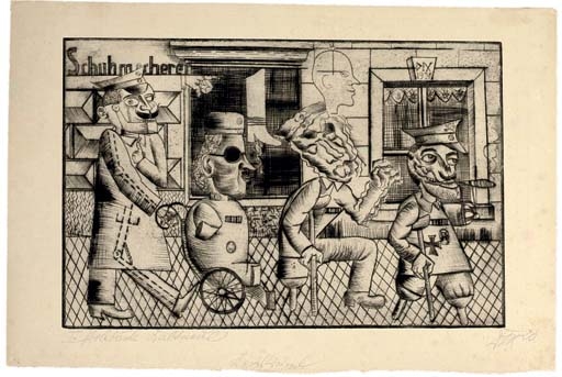 Kriegskrüppel by Otto Dix, 1920