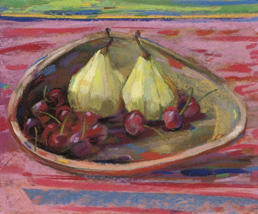 Robin Philipson | Pears and Cherries (1978) | MutualArt