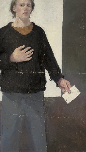 Self-portrait as a teenager by Robert Lenkiewicz