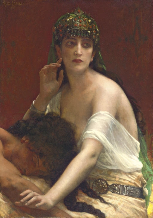 Samson and Delilah by Alexandre Cabanel, 1878
